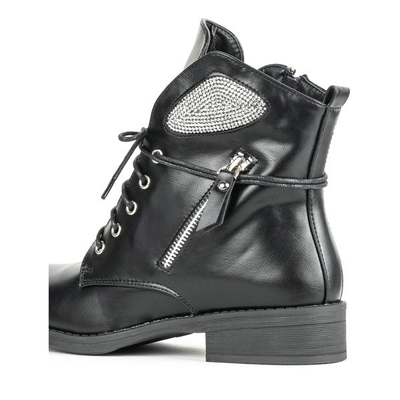 Black eco-leather baggers Maricela - Footwear