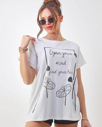 Royalfashion Women's cotton t-shirt with an interesting print