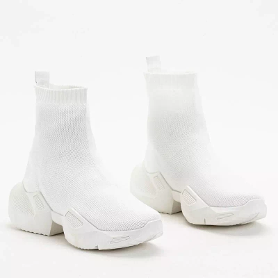 OUTLET Белые женские высокие кроссовки Gohi - Обувь