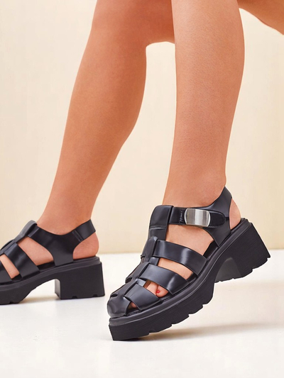 Royalfashion sieviešu sandales romiešu stilā