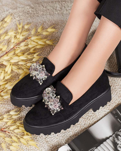 Royalfashion Women's moccasins with ornament Leyla