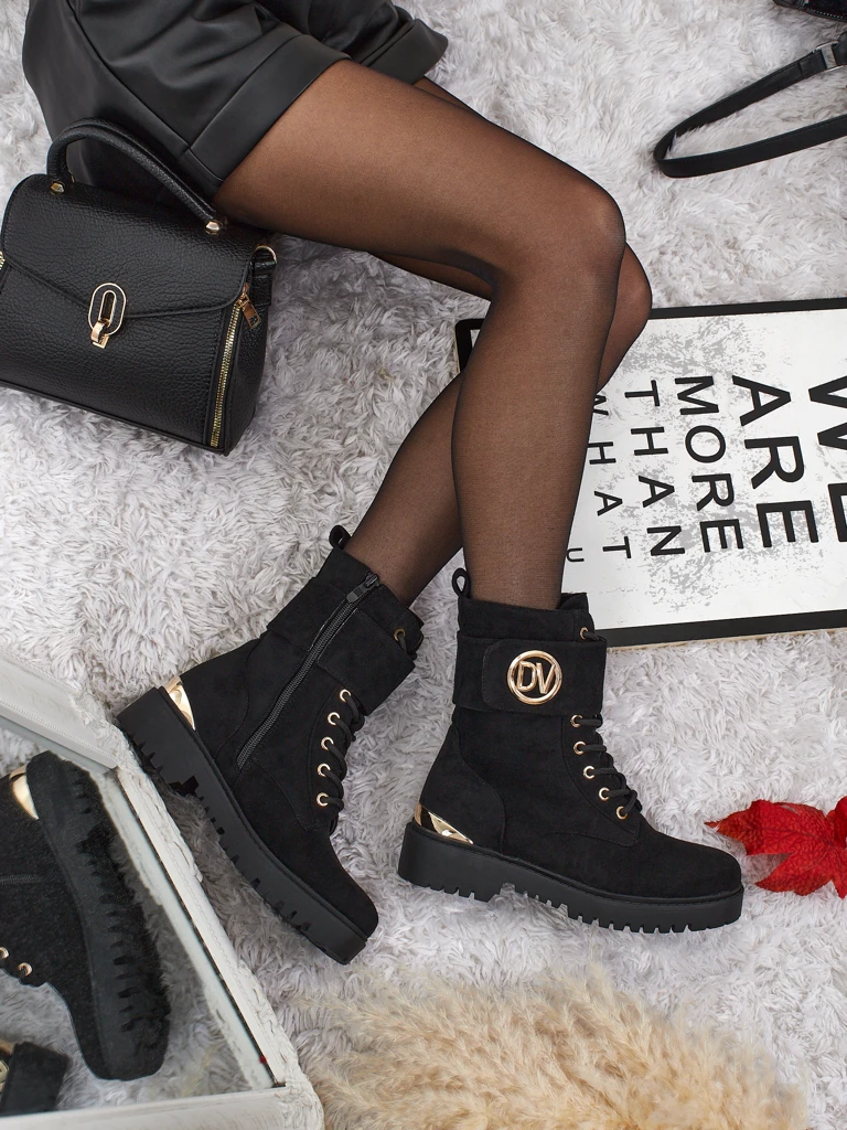 Women's Worker Boots with Embellishments Lorice