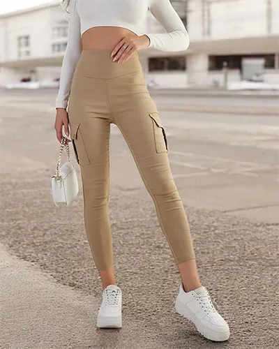 Royalfashion Women's fabric combat pants