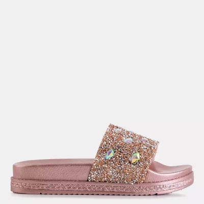 OUTLET Women's rose gold platform sandals Sailor - Footwear