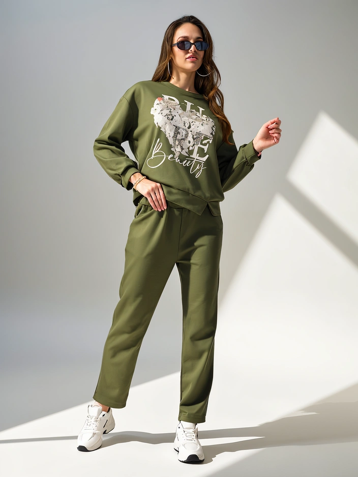 Royalfashion Women's viscose set with print