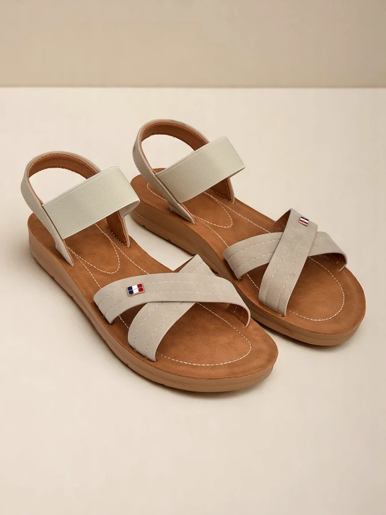 Royalfashion Women’s sandals with elastic Zerefis