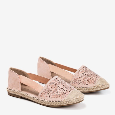 Rossinia pink open espadrilles - Shoes
