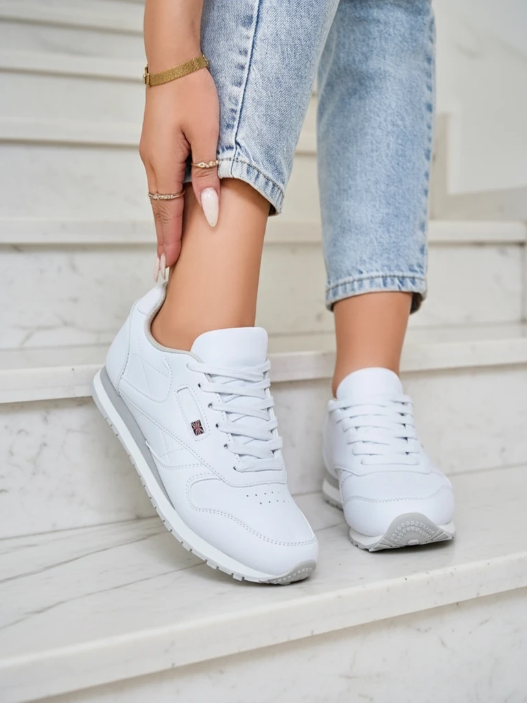 Sneaker Atelier Bianca - Классические Белые Женские Кроссовки