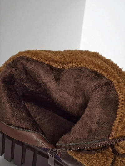 Women's ankle boots with fur Cindora