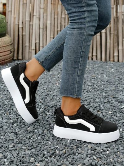 Royalfashion Women's Platform Sport Sneakers Ensis