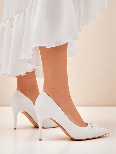 Royalfashion Sieviešu ekoloģiskās ādas laiviņas Venetia Nera