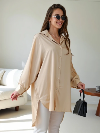 Royalfashion Long women's oversized shirt