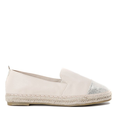 Beige espadrilles with decorative Mackenzie toe - Footwear 1