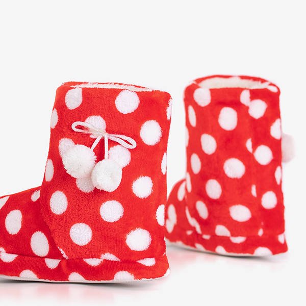 Женские тапочки в красный горошек Marisabel - Обувь