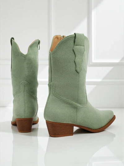 Women's Eco Suede Cowboy Boots SpireHush