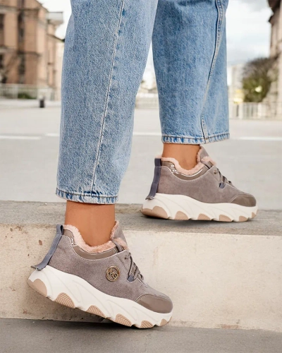 Royalfashion Women's insulated sneakers Caroz