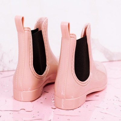 Beige rubber varnished galoshes Furu - Footwear 1