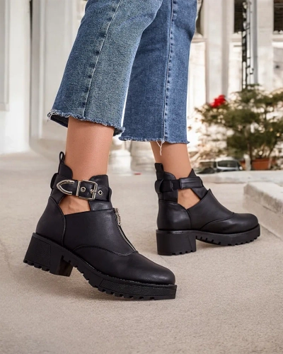 Royalfashion Women's workery style boots Komowi