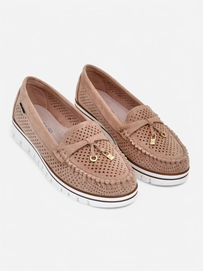 Royalfashion Women's perforated loafers Elissas