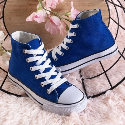 OUTLET Cobalt children's high sneakers Wikitoria - Footwear