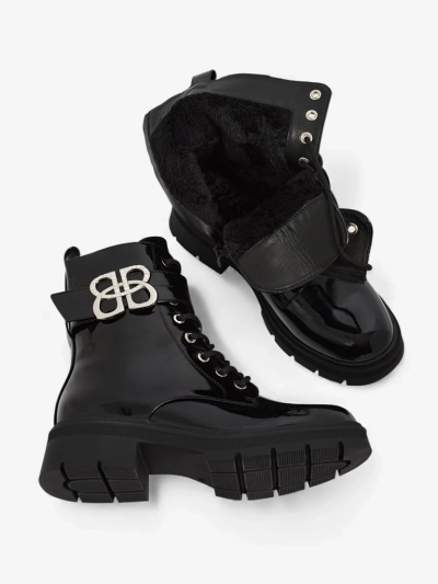 Veuli Women's Patent Eco-Leather Boots