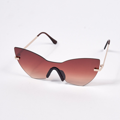 Gold Ladies Holographic Sunglasses - Accessories