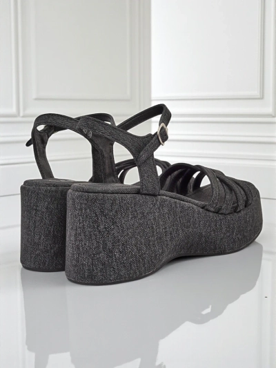 Royalfashion Women's Wedge Sandals Shadow Lift