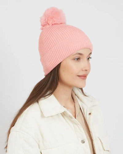 Royalfashion Women's insulated hat with pompom