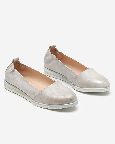 Silver Asya ballerinas - Shoes