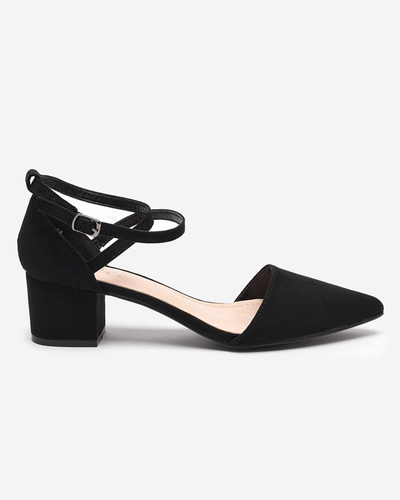 Sieviešu melnas sandales uz statņa Crisco - Footwear