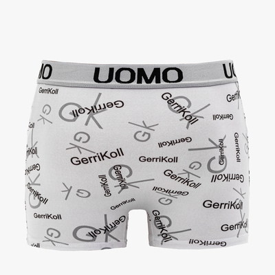 Light gray boxer shorts for men - Underwear