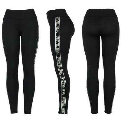 Black high-waisted leggings - Pants 1