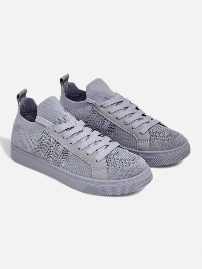 Androsia Gray Sneakers – Stilīgi sporta apavi ar plakanu zoli vasarai un pavasarim