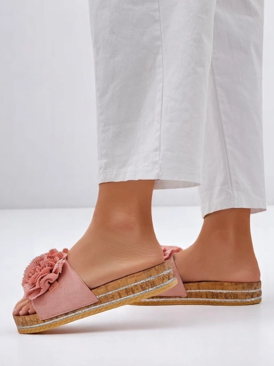 Женские сандалии Royalfashion с цветами Focce