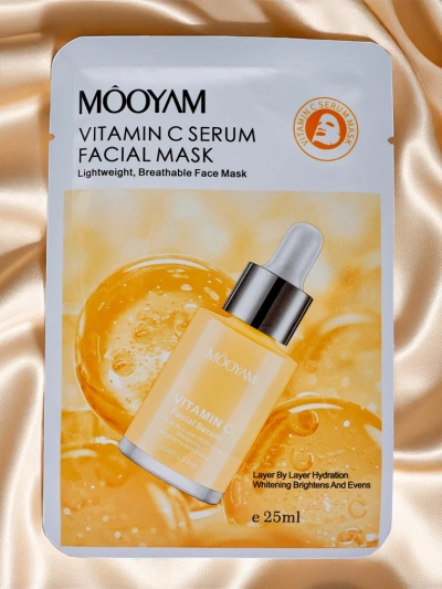 Sheet face mask with Vitamin C