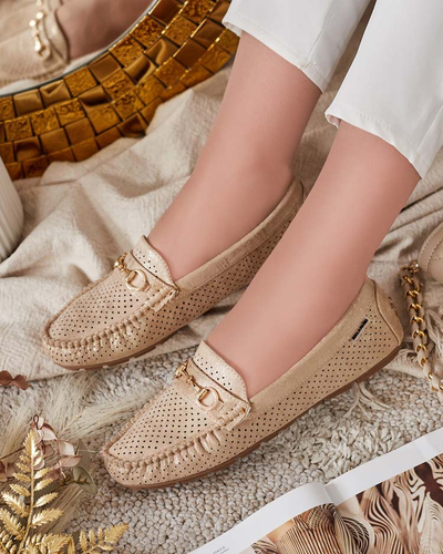 Royalfashion Women's openwork moccasins Mill