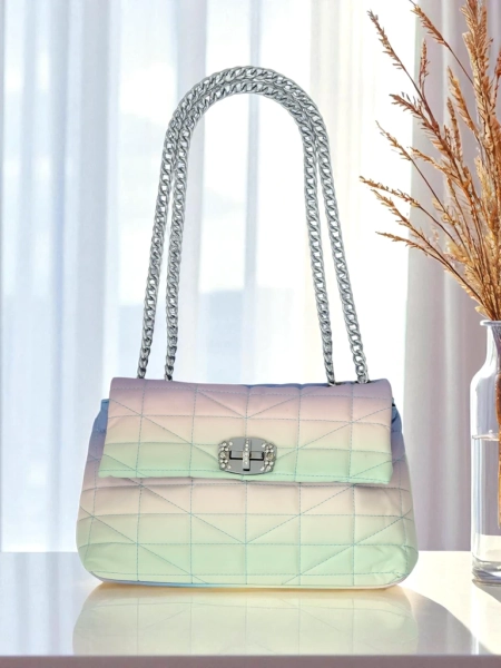 Royalfashion Small women's handbag made of ombre eco leather Sophie Rose