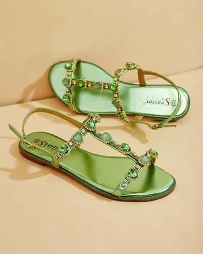 Royalfashion Women's Selina zirconia sandals