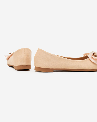 Royalfashion Women's ballerinas pointed toe with bow Retripo