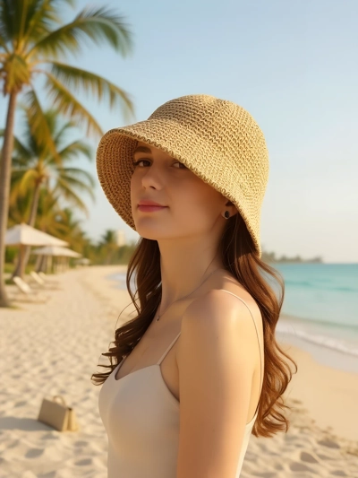 Royalfashion Women's Summer Hat Sandy Bloom