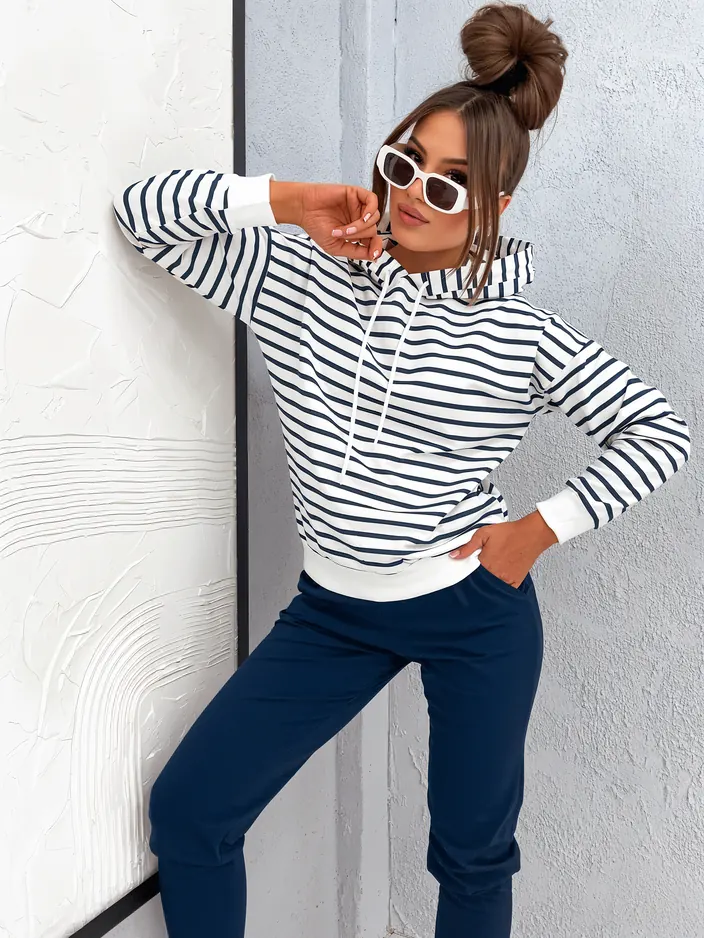 Royalfashion Sieviešu treniņtērpa komplekts svītrās