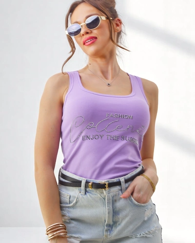 Royalfashion Women's cotton tank top with straps Enjoy The Summer