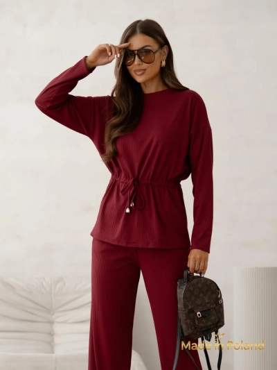 Royalfashion Cotton Women's set a'la sweater ribbed