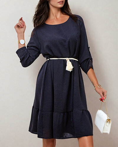 Royalfashion Sieviešu kleita līdz ceļgaliem