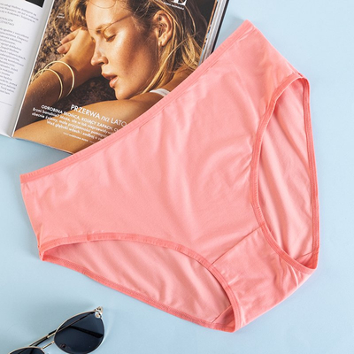 Light pink women's panties PLUS SIZE panties - Underwear