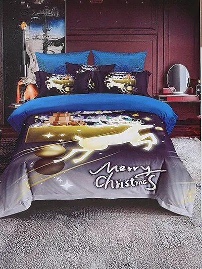 Royalfashion Christmas bed linen 160x200 set 3-PARTS