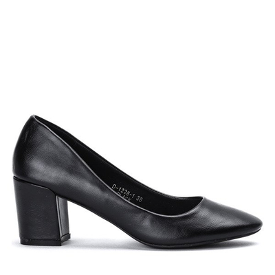 Pumps on the post with a matt finish in black Madisynn - Footwear 1