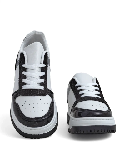 Royalfashion Women's sneakers with glitter Qisofi