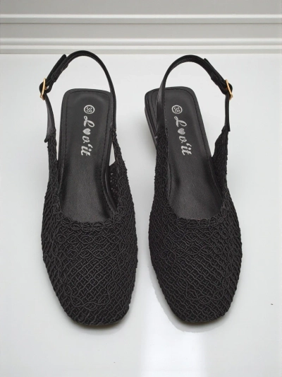 Royalfashion Women's Open-Heel Breeze Woven Sandals