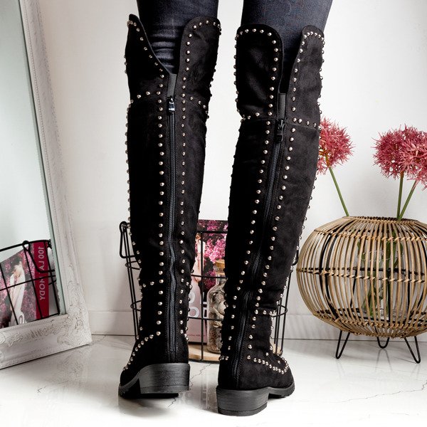 Flat boots with Magus studs - Footwear